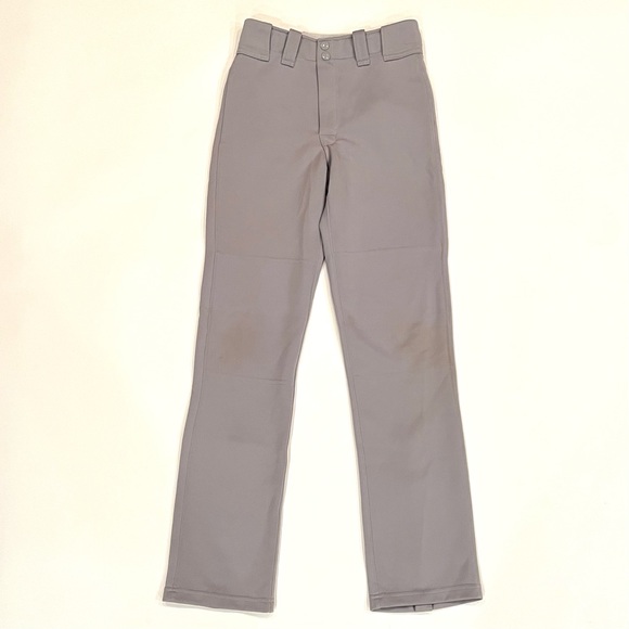 Easton Grey Adjustable Length Open Hem Baseball Uniform Pants Boys XL GUC - Picture 1 of 8
